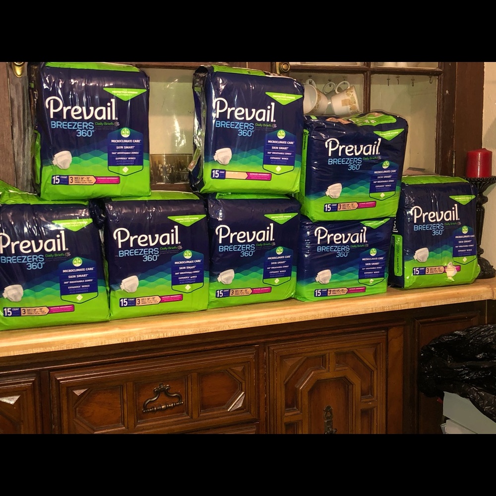 Prevail diapers for adults
